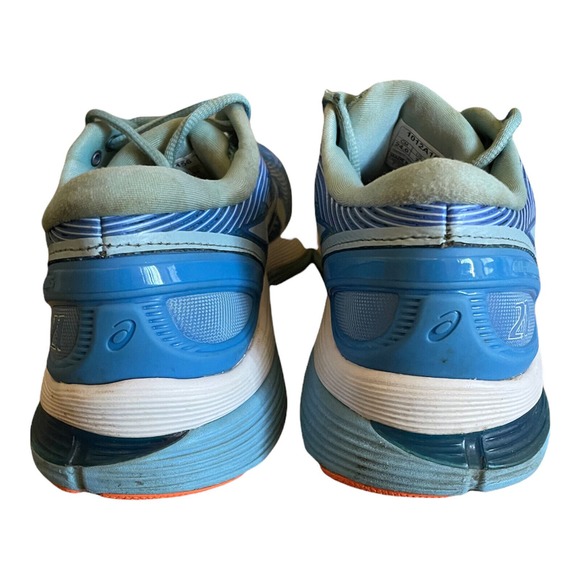 ASICS Womens Gel-Nimbus 21 Blue Coral SkyLight FlyteFoam Running Shoes Size 7‎ - Picture 4 of 6